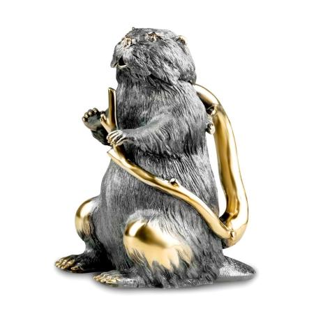 СЕРЕБРЯНЫЙ ГРАФИН "БОБЁР" – РУССКИЕ САМОЦВЕТЫ