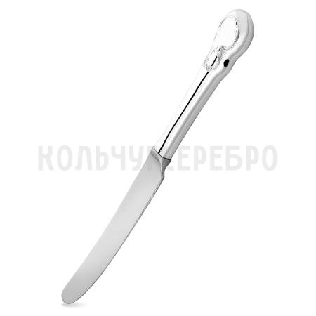 СЕРЕБРЯНЫЙ СТОЛОВЫЙ НОЖ "ВЕНЕЦИЯ" - СЕВЕРНАЯ ЧЕРНЬ