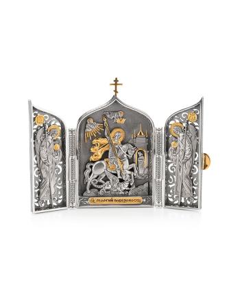 СКЛАДЕНЬ "ГЕОРГИЙ ПОБЕДОНОСЕЦ" С ПОЗОЛОТОЙ (СРЕДНИЙ) – АЛЬТМАСТЕР