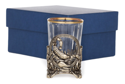 СТОПКА "СКОРПИОН" ЛАТУННАЯ