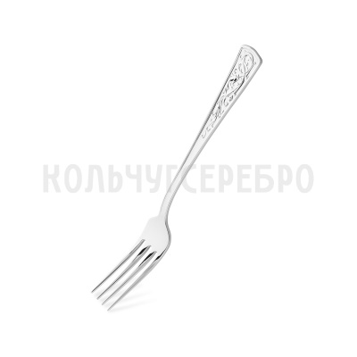 СЕРЕБРЯНАЯ ДЕСЕРТНАЯ ВИЛКА "СТИЛЬ" 930980б – КРАСНАЯ ПРЕСНЯ