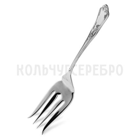 СЕРЕБРЯНАЯ СЕРВИРОВОЧНАЯ ВИЛКА "КЛАССИКА" (№10) - МСТЕРСКИЙ ЮВЕЛИР