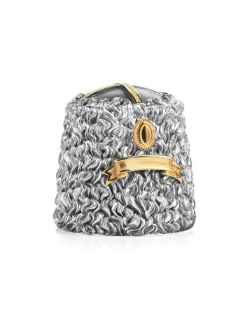 СЕРЕБРЯНАЯ РЮМКА "ПАПАХА КАЗАКА" (БОЛЬШАЯ) – АЛЬТМАСТЕР