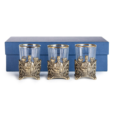 СТОПКА "МЕДИК" ЛАТУННАЯ 3 ШТ