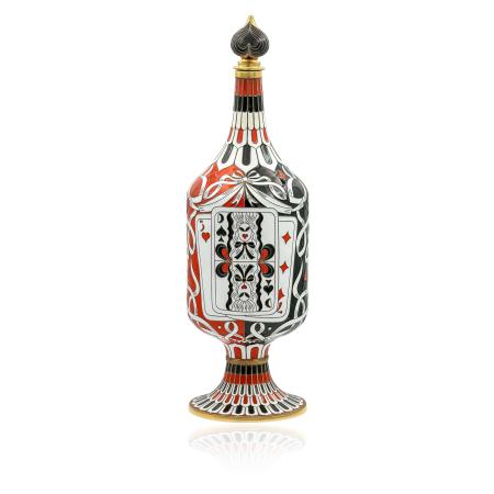 СЕРЕБРЯНЫЙ ГРАФИН "КАРТЫ" – РУССКИЕ САМОЦВЕТЫ