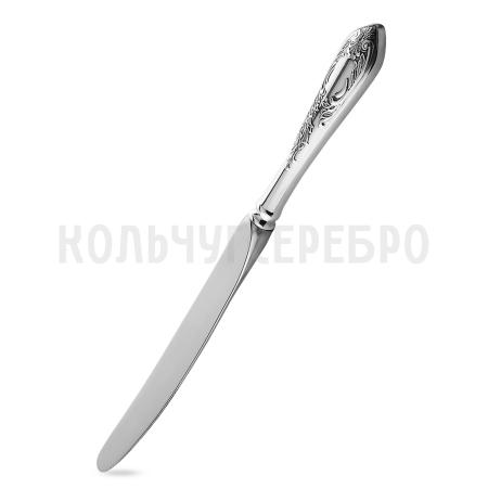 СТОЛОВЫЙ НОЖ ИЗ МЕЛЬХИОРА "ЖАСМИН" С ЧЕРНЕНИЕМ – КОЛЬЧУГИНСКИЙ МЕЛЬХИОР