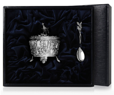 СЕРЕБРЯНАЯ СОЛОНКА "ГЛУХАРЬ" – АРГЕНТА