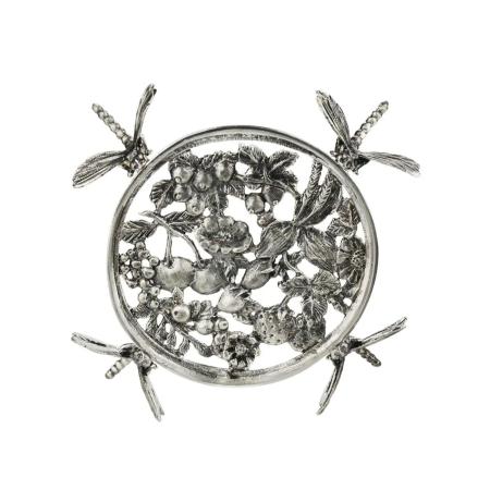 ПОДСТАВКА ПОД ТУРКУ "СТРЕКОЗА" ПОСЕРЕБРЕННАЯ – КОЛЬЧУГИНСКИЙ МЕЛЬХИОР