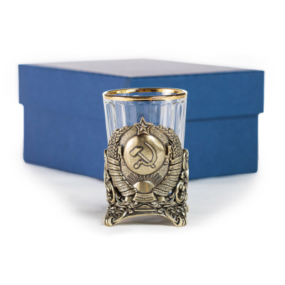 СТОПКА "СССР" ЛАТУННАЯ