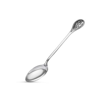 Серебряные столовые приборы купить в Москве СЕРЕБРЯНАЯ ЧАЙНАЯ ЛОЖКА "АЖУР" – КРАСНАЯ ПРЕСНЯ