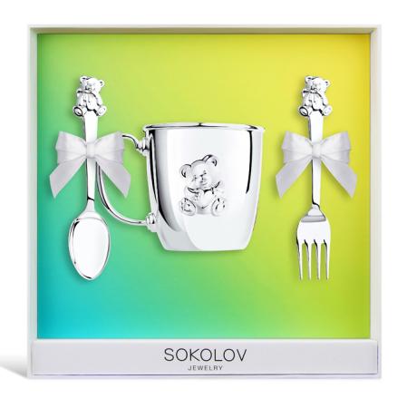 ДЕТСКИЙ НАБОР "МИШУТКА" (КРУЖКА, ЛОЖКА, ВИЛКА) – SOKOLOV ДЕТСКИЙ НАБОР "МИШУТКА" (КРУЖКА, ЛОЖКА, ВИЛКА) – SOKOLOV