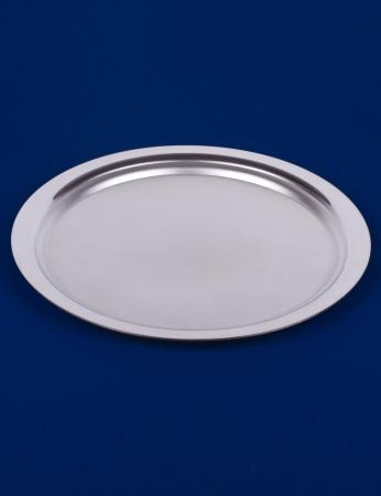 СЕРЕБРЯНЫЙ ПОДНОС "№9" БЕЗ РУЧЕК – МСТЁРСКИЙ ЮВЕЛИР