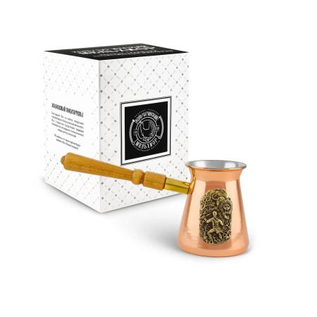 ТУРКА МЕДНАЯ "САФАРИ" С ЛУЖЕНИЕМ 300 МЛ. – КОЛЬЧУГИНСКИЙ МЕЛЬХИОР