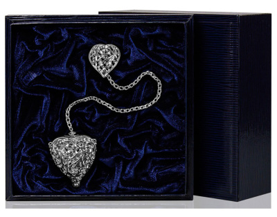 СЕРЕБРЯНОЕ СИТЕЧКО ДЛЯ ЧАЯ "АМУР" – АРГЕНТА