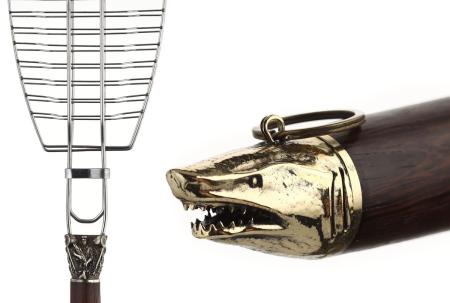 РЕШЁТКА ДЛЯ ГРИЛЯ (РЫБНАЯ)  "АКУЛА"