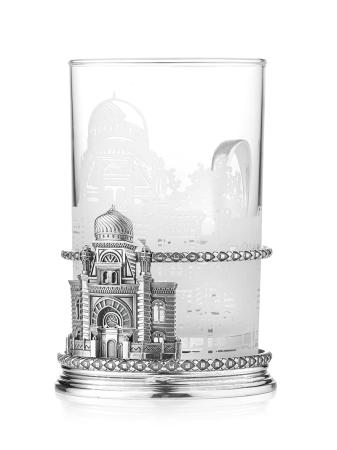 СЕРЕБРЯНЫЙ ПОДСТАКАННИК "ПЕТЕРБУРГСКАЯ ХОРАЛЬНАЯ СИНАГОГА" – АЛЬТМАСТЕР