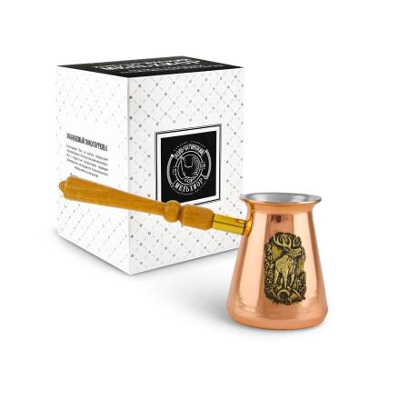 ТУРКА МЕДНАЯ "ОХОТНИЧЬЯ" С ЛУЖЕНИЕМ 420 МЛ. – КОЛЬЧУГИНСКИЙ МЕЛЬХИОР