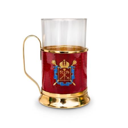 СЕРЕБРЯНЫЙ ПОДСТАКАННИК  42685 – РУССКИЕ САМОЦВЕТЫ