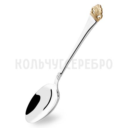 СЕРЕБРЕННАЯ СТОЛОВАЯ ЛОЖКА "АФИНА" С ПОЗОЛОТОЙ – АРГЕНТА