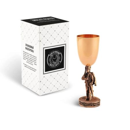 РЮМКА "ГУСАР С ТРУБКОЙ" МЕДНАЯ – КОЛЬЧУГИНСКИЙ МЕЛЬХИОР
