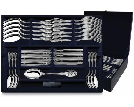 СЕРЕБРЯНЫЙ СТОЛОВЫЙ НАБОР "ЕДИНСТВО" (48 ПРЕДМЕТОВ) – АРГЕНТА