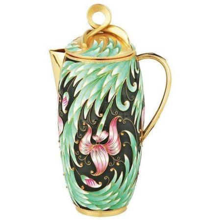 СЕРЕБРЯНЫЙ КОФЕЙНИК "ИРИС"  АРТ. 27585 – РУССКИЕ САМОЦВЕТЫ