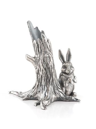 СЕРЕБРЯНАЯ ПОДСТАВКА ПОД РУЧКУ "ЗАЙКА" – АЛЬТМАСТЕР