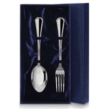 СТОЛОВЫЙ НАБОР ИЗ СЕРЕБРА "ЭЛЕГАНТ" (2 ПРЕДМЕТА) – АРГЕНТА