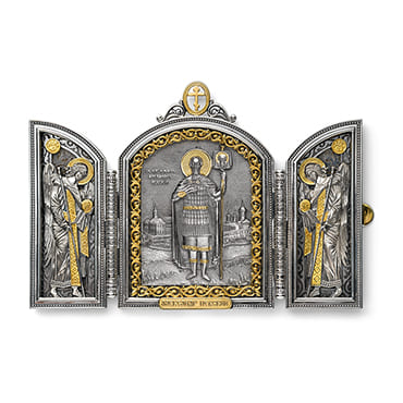 СКЛАДЕНЬ "СВЯТОЙ АЛЕКСАНДР" С ПОЗОЛОТОЙ – АЛЬТМАСТЕР