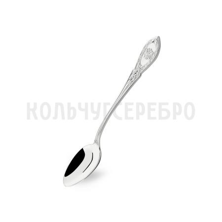 СЕРЕБРЯНАЯ ЧАЙНАЯ ЛОЖКА "ГОСУДАРСТВЕННЫЙ" 26504 - РУССКИЕ САМОЦВЕТЫ