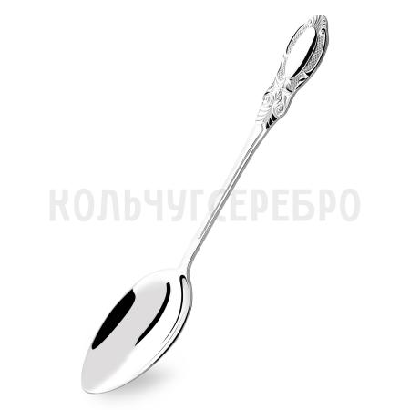 СЕРЕБРЯНАЯ СТОЛОВАЯ ЛОЖКА "КУПЕЧЕСКАЯ"  - СЕВЕРНАЯ ЧЕРНЬ