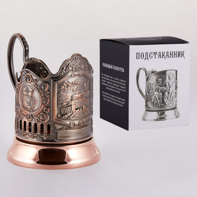 ПОДСТАКАННИК "ТАНК Т-34" МЕДНЫЙ – КОЛЬЧУГИНСКИЙ МЕЛЬХИОР
