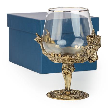 БОКАЛ ДЛЯ КОНЬЯКА "ЦАРСКИЙ" ЛАТУННЫЙ