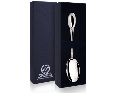 СЕРЕБРЯНАЯ ЧАЙНАЯ ЛОЖКА "ГЛАДКАЯ" – АРГЕНТА