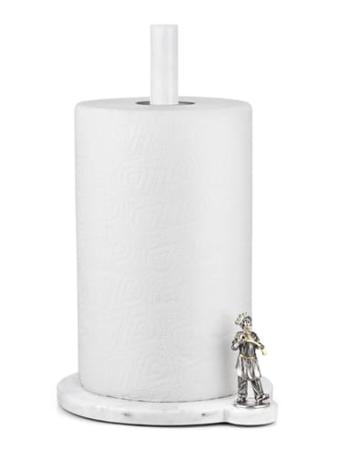 СЕРЕБРЯНАЯ ПОДСТАВКА ДЛЯ БУМАЖНЫХ ПОЛОТЕНЕЦ "ПОВАРЁНОК" – АЛЬТМАСТЕР