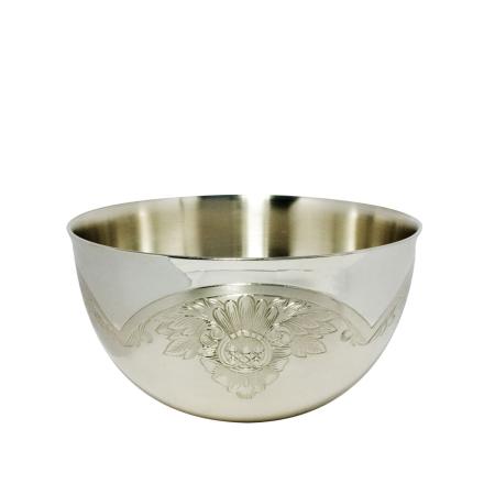 СЕРЕБРЯНАЯ ВАЗА ДЛЯ ИКРЫ  АРТ. 40130104А10 – СЕВЕРНАЯ ЧЕРНЬ