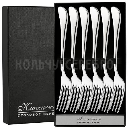 СЕРЕБРЯНЫЙ СТОЛОВЫЙ НАБОР "MODERN" (6 СТОЛОВЫХ ВИЛОК) – SOKOLOV