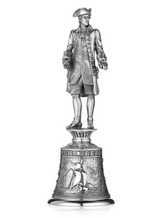 СЕРЕБРЯНАЯ РЮМКА-ПЕРЕВЕРТЫШ "ВИТУС БЕРИНГ" – АЛЬТМАСТЕР