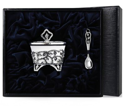 СЕРЕБРЯНАЯ СОЛОНКА "ЛИСТОПАД" №2 – АРГЕНТА