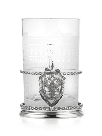 СЕРЕБРЯНЫЙ ПОДСТАКАННИК "ФСБ" – АЛЬТМАСТЕР