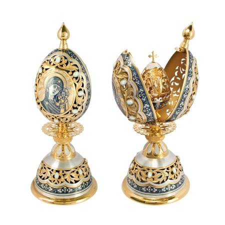 ЯЙЦО ПАСХАЛЬНОЕ "ВЕРБНОЕ ВОСКРЕСЕНИЕ" – СЕВЕРНАЯ ЧЕРНЬ