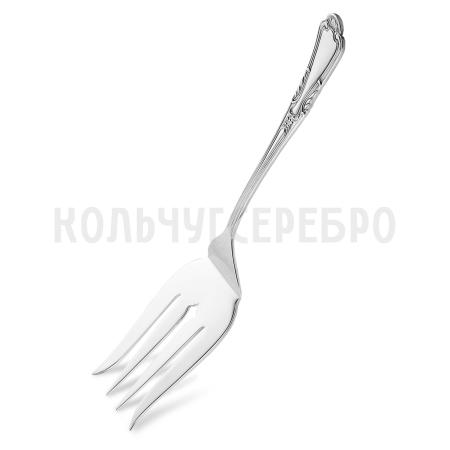 СЕРЕБРЯНАЯ СЕРВИРОВОЧНАЯ ВИЛКА "ВИЗАНТИЯ" (№22) - МСТЕРСКИЙ ЮВЕЛИР