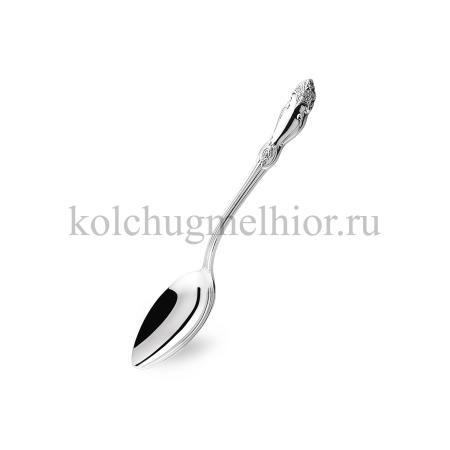 Мельхиоровая чайная ложка "Серебряная роза"