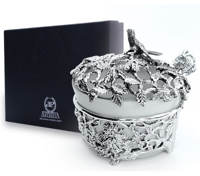 СЕРЕБРЯНАЯ СОЛОНКА "ЗАЧАРОВАННЫЙ ЛЕС" – АРГЕНТА