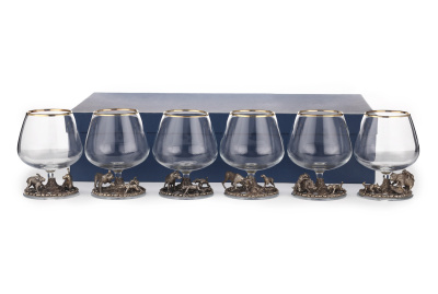 БОКАЛ ДЛЯ КОНЬЯКА "ОХОТА" CLASSIC 6 ШТ