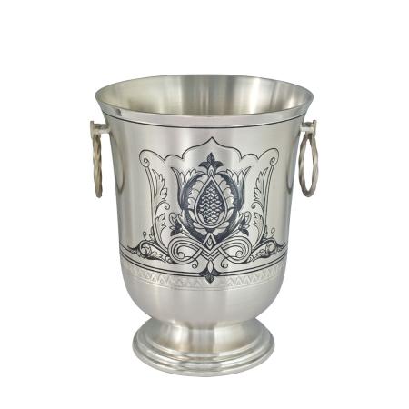 СЕРЕБРЯНОЕ ВЕДРО ДЛЯ ЛЬДА  АРТ. 40130090А05 – СЕВЕРНАЯ ЧЕРНЬ