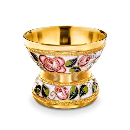 СЕРЕБРЯНАЯ ПОДСТАВКА ПОД СИТЕЧКО 42639 – РУССКИЕ САМОЦВЕТЫ