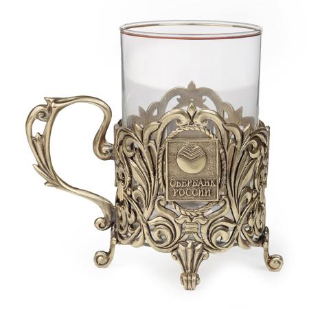 ПОДСТАКАННИК "СБЕРБАНК" ЛАТУННЫЙ