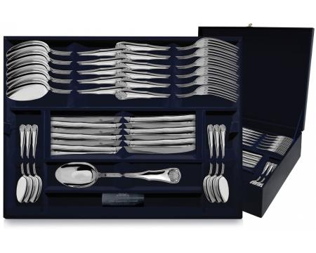 СЕРЕБРЯНЫЙ СТОЛОВЫЙ НАБОР "ВИЗИТ" (48 ПРЕДМЕТОВ) – АРГЕНТА