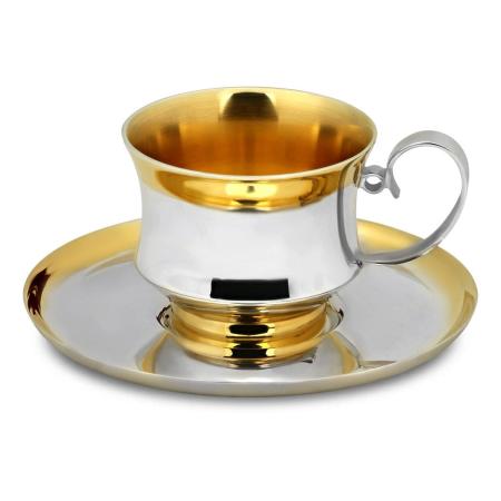 СЕРЕБРЯНЫЙ КОФЕЙНЫЙ НАБОР 26664 – РУССКИЕ САМОЦВЕТЫ